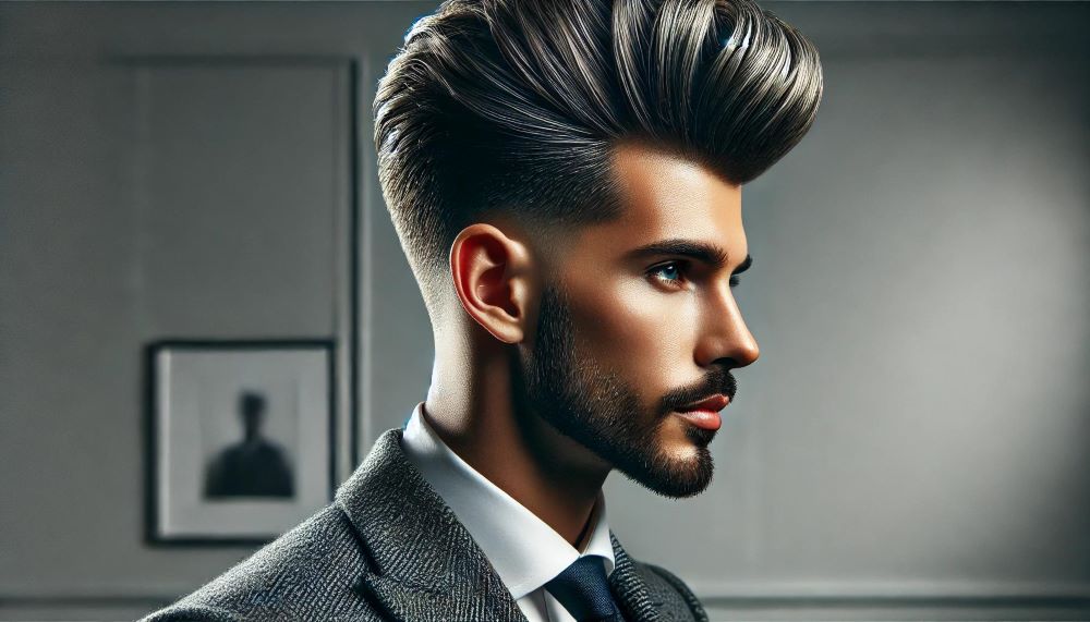 Pompadour Frisur für den Mann von heute