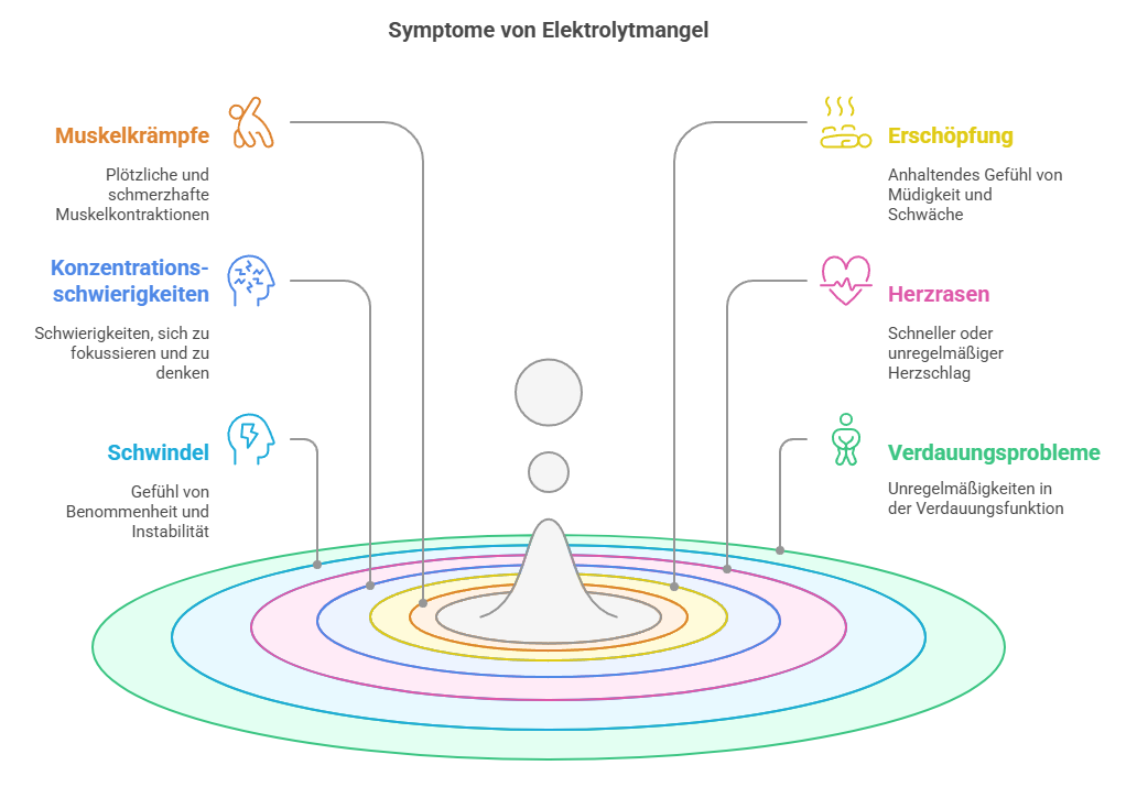 Zu wenig Elektrolyte_Die typischen Symptome_Grafik