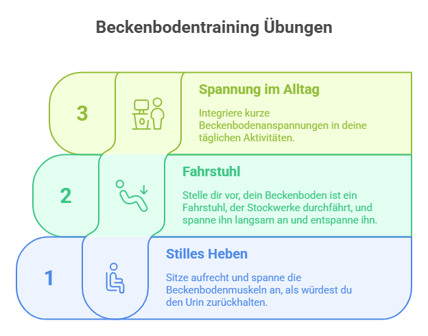 Die besten Beckenbodenübungen für Männer - Grafik