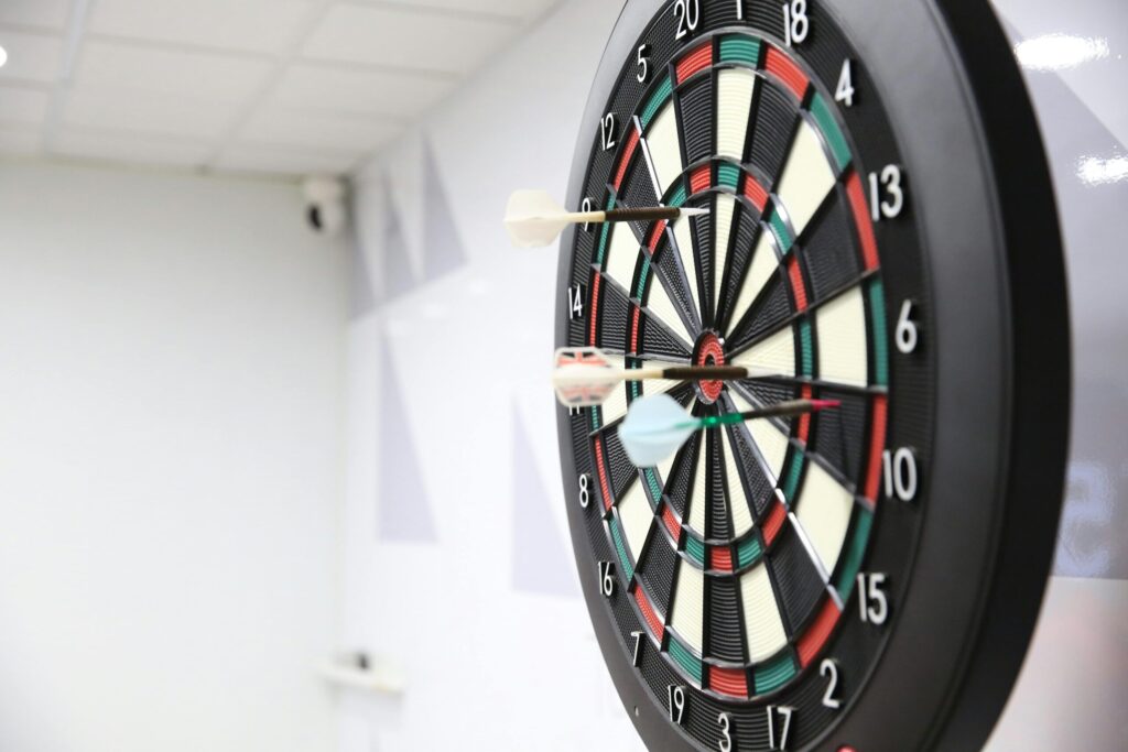 Darts-Setup für Männer