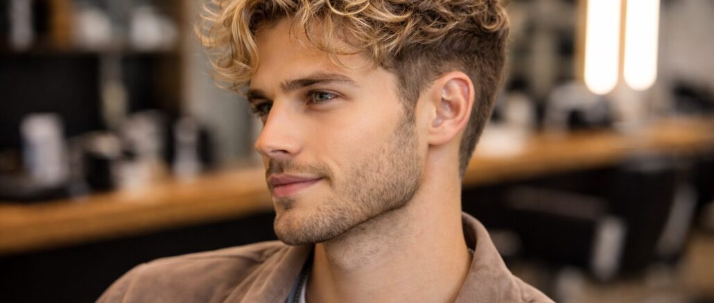 Leichte Dauerwelle Männer