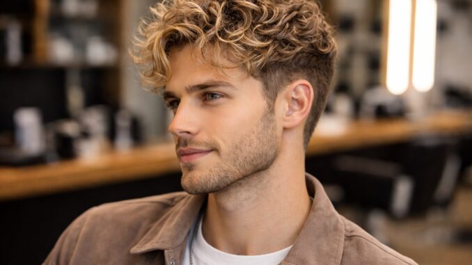 Leichte Dauerwelle Männer