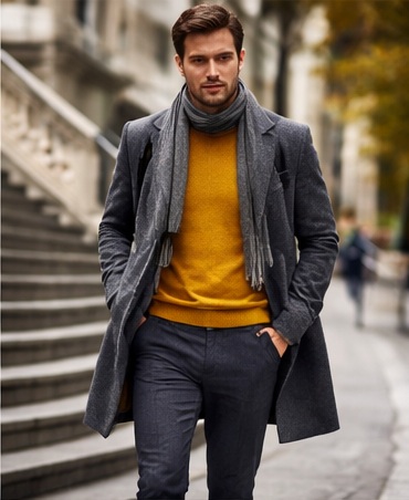 Grau und Senfgelb liegen im Trend