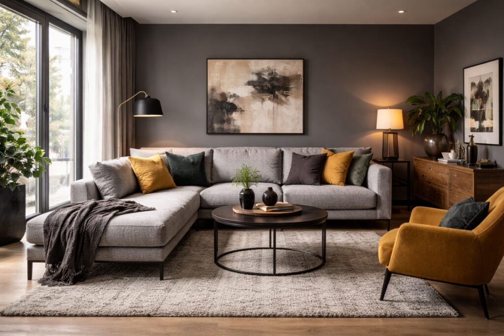 Welche Farbe passt zu Grau bei Wohnen und Einrichten