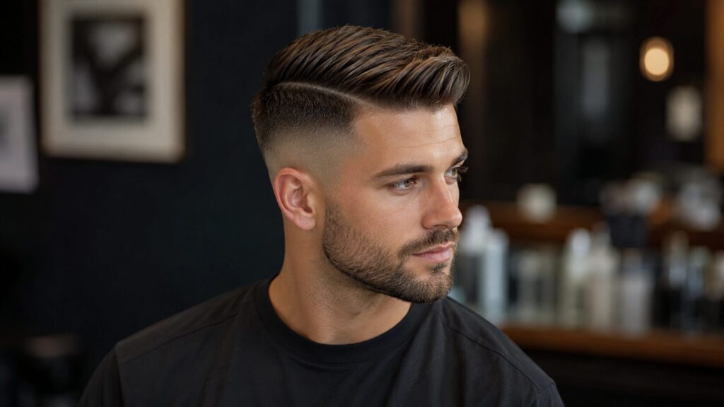 Undercut mit Seitenscheitel