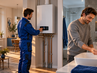 Warmes Wasser, modernes Zuhause